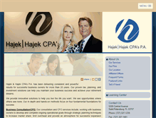 Tablet Screenshot of hajekcpa.com